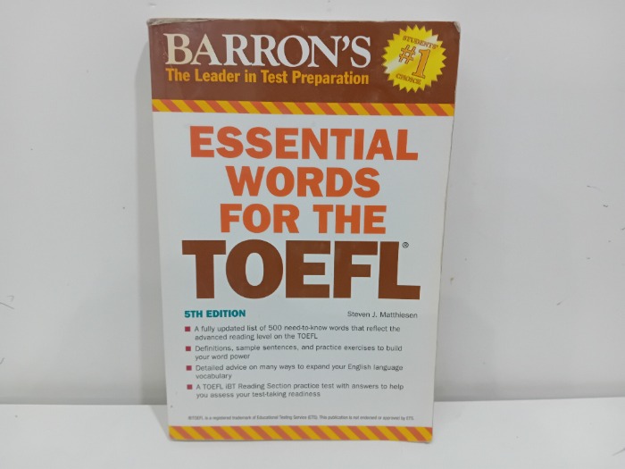 ESSENTIAL WORDS FOR THE TOEFL 