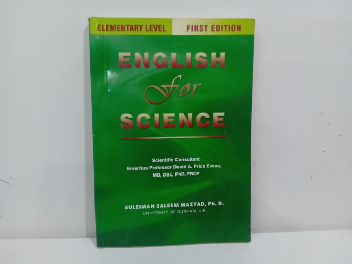 ENGLISH for SCIENCE 