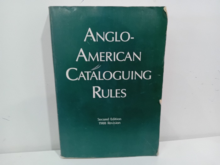 ANGLO AMERICAN CATALOGUING RULES 