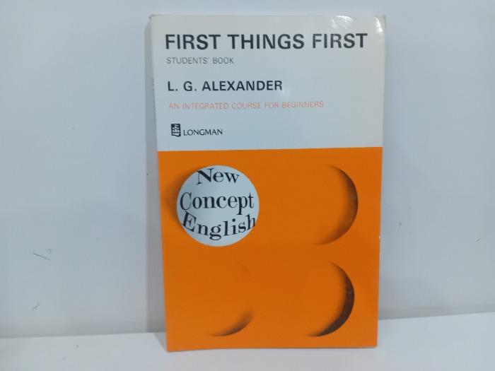 FIRST THINGS FIRST 