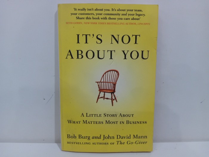 ITS NOT  ABOUT YOU 