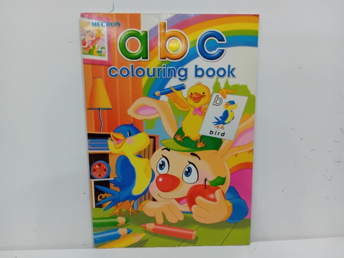 a b c colouring book 