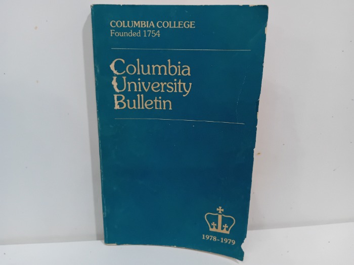 Columbia University Bulletin 