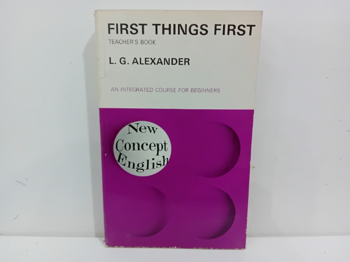 FIRST THINGS FIRST TEACHER 