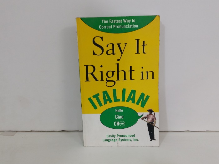 Say ItRight in ITALIAN