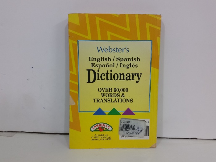 Websters English spanish