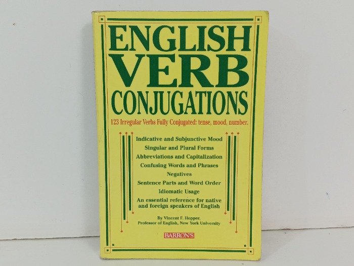 ENGLISH VERB CONJUGATIONS