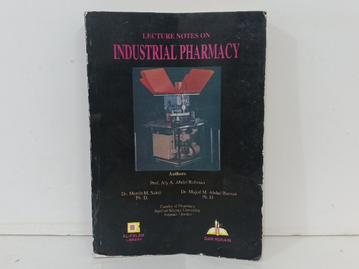 LECTURE NOTES ON INDUSTRIAL PHARMACY