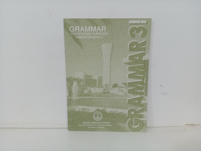 Grammar for Academic Purposes Homework Book 3