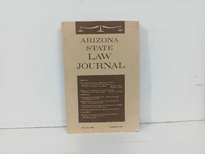 ARIZONA STATE LAW JOURNAL