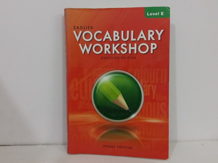 VOCABULARY WORKSHOP