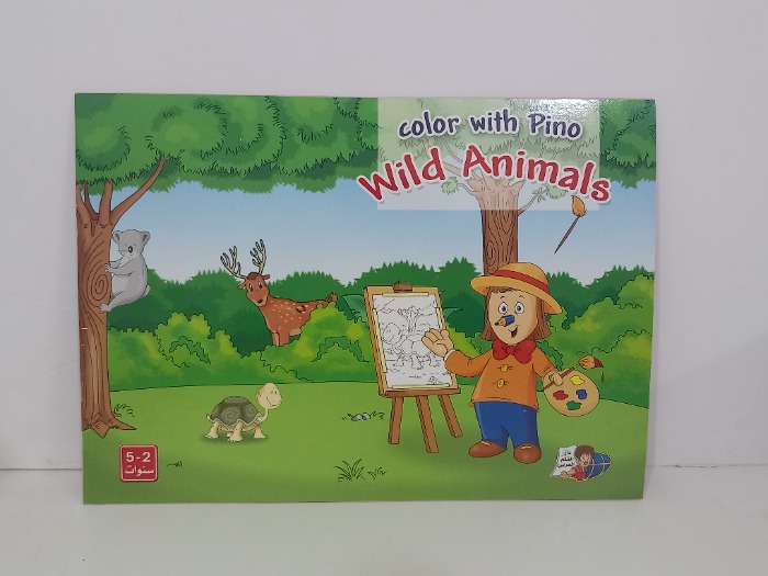 Color with Pino wild Animals