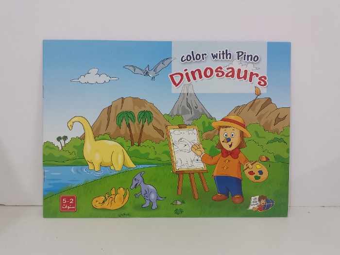color with Pino Dinosaurs