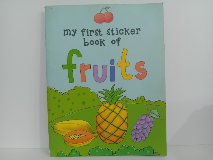 my first sticker book of fruits