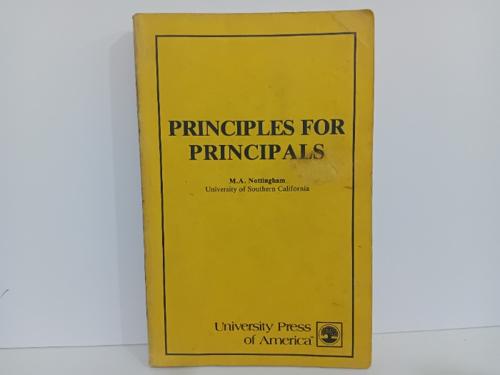 PRINCIPLES FOR PRINCIPALS