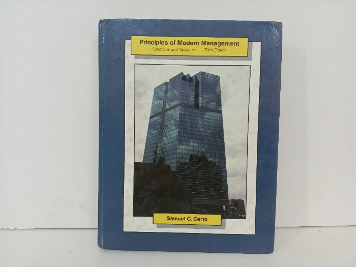 Principles of Modern Management
