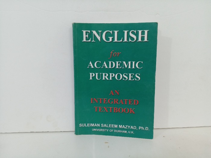 English for Academic Purposes