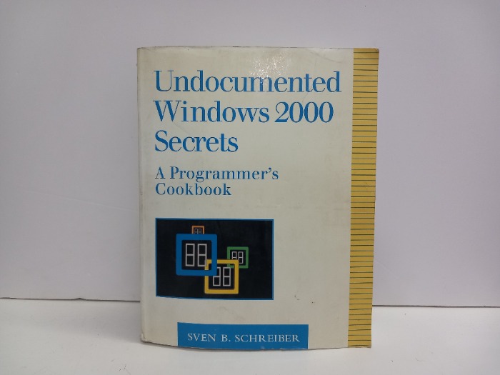 Undocumented windows 2000 secrets
