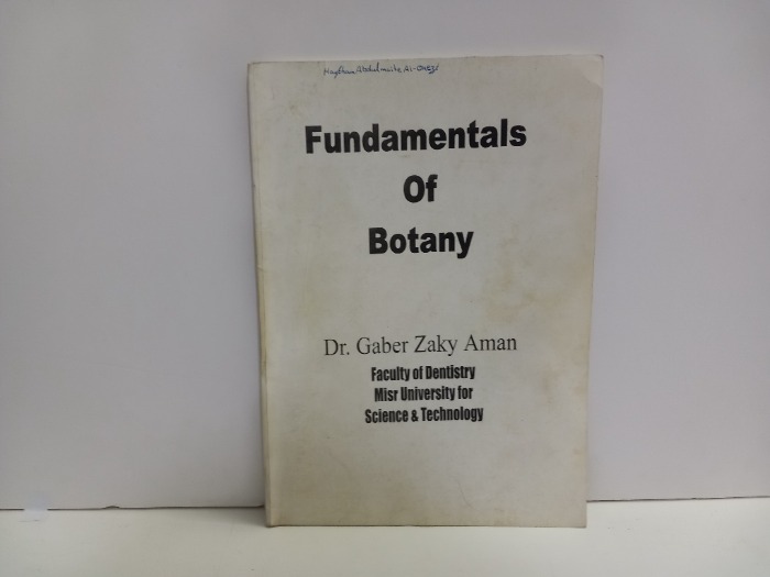 Fundamentals of Botany