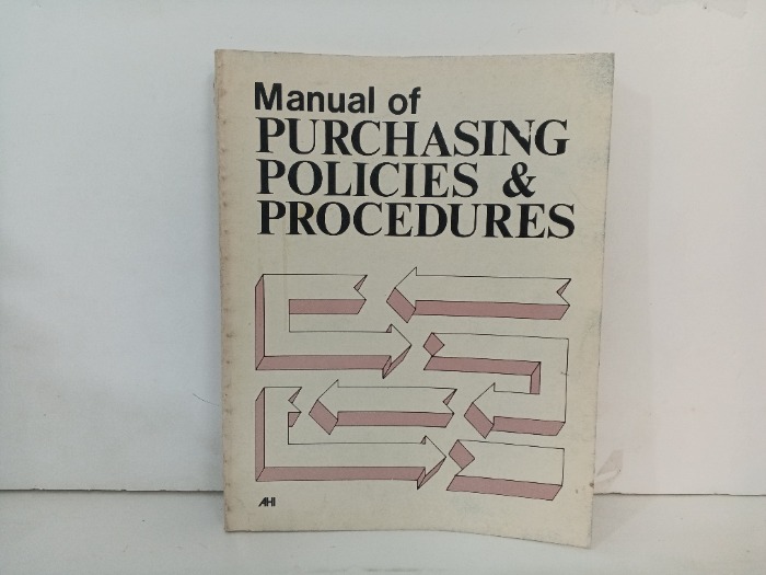 Manual of Purchasing Policy and Proceedings