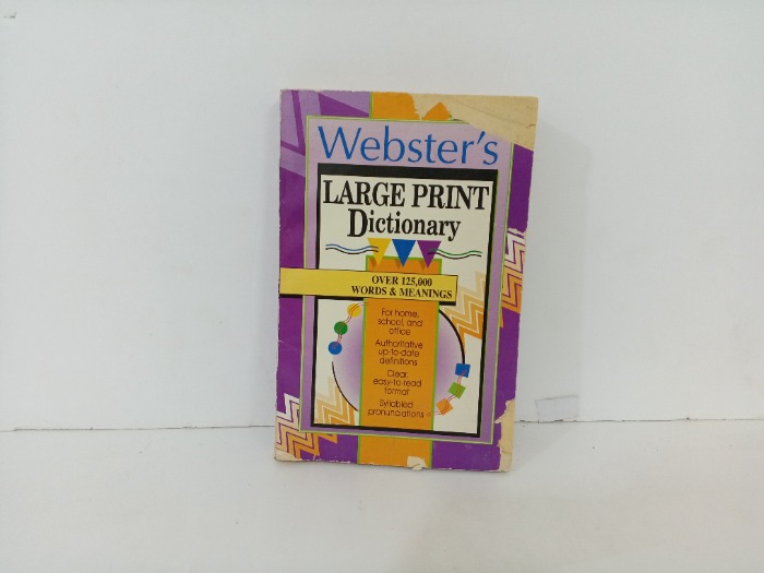 Webster s  LARGE PRINT Dictionary