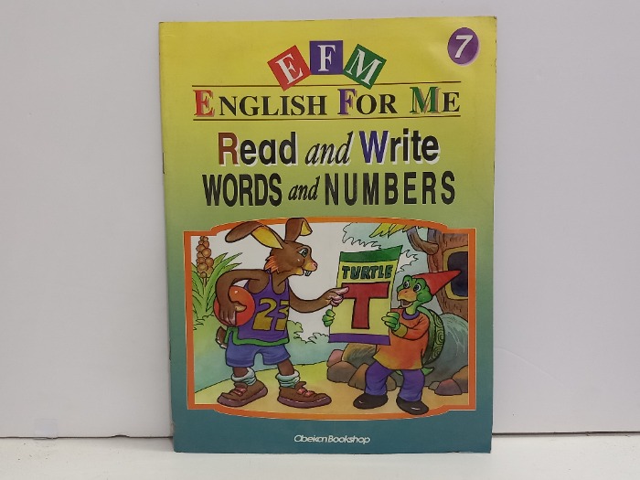Read and write WORDS and NUMBERS
