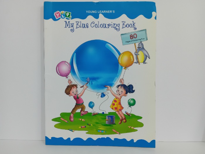 My Blue colouring book