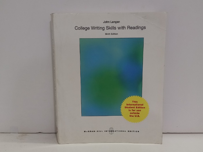 College writing skills Readings