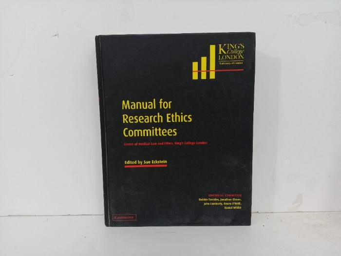 Manual for Research Ethics Committees