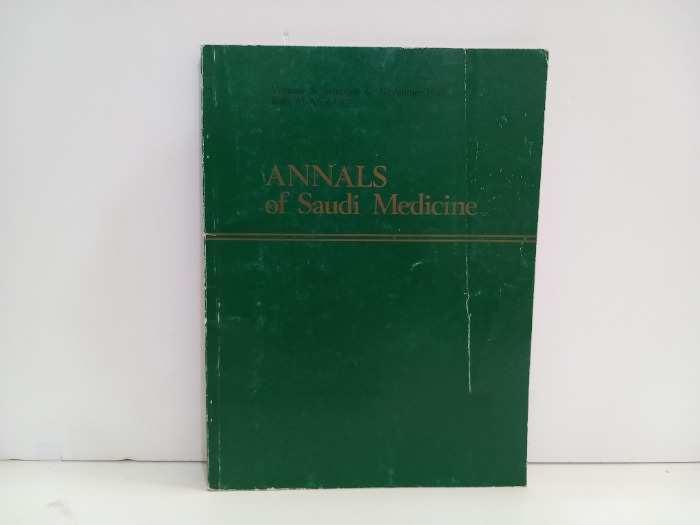 ANNALS OF Saudi Medicine