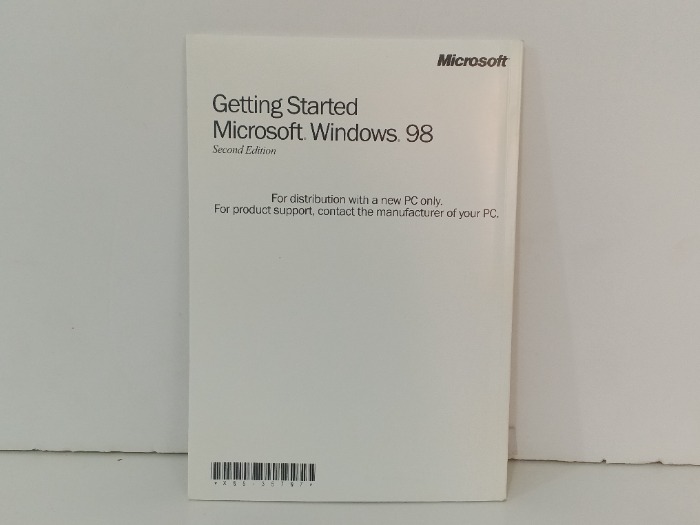 Getting Started Microsoft Windows 98