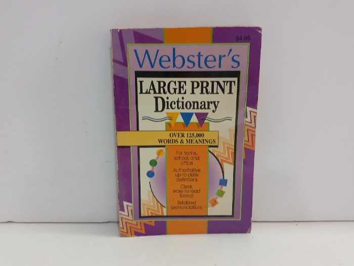 LARGE PRINT Dictionary