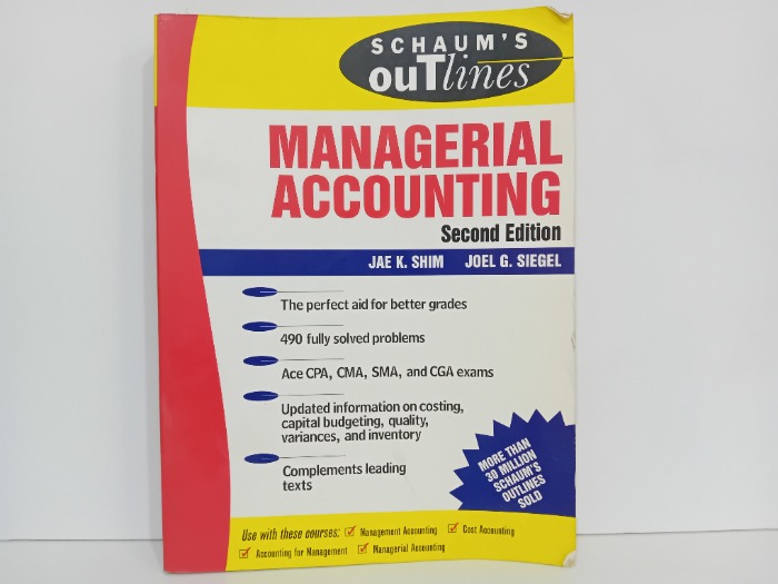 MANAGERIAL ACCOUNTING