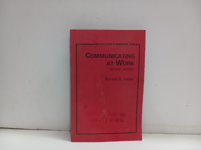 COMMUNICATING AT WORK