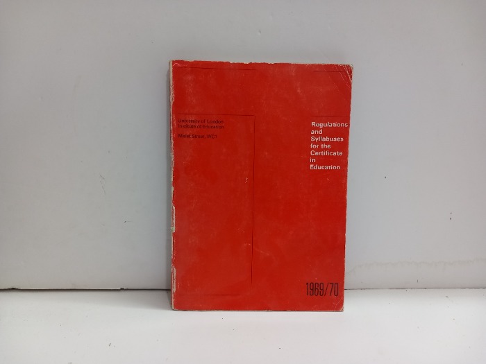 Regulations and syllabuses