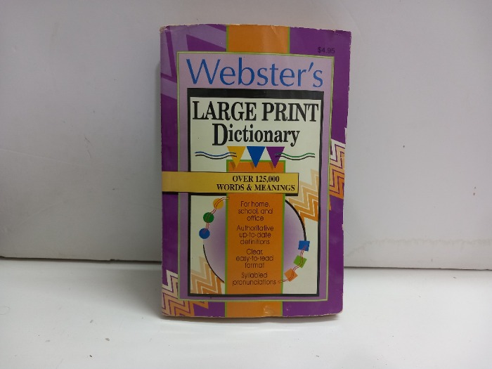 LARGE PRINT Dictionary