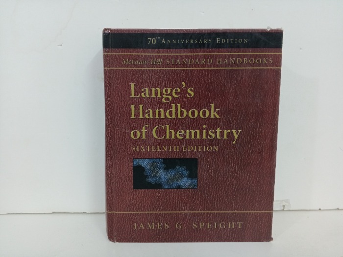 Lange s Handbook of Chemistry