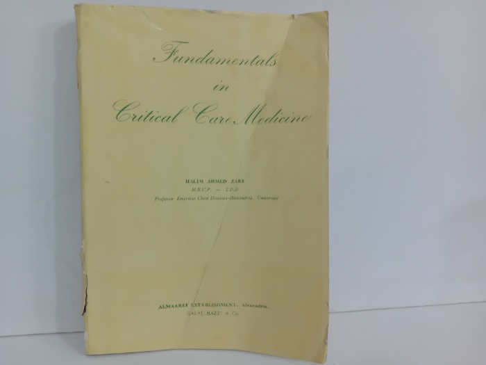 Fundamentals Critical Care Medicine