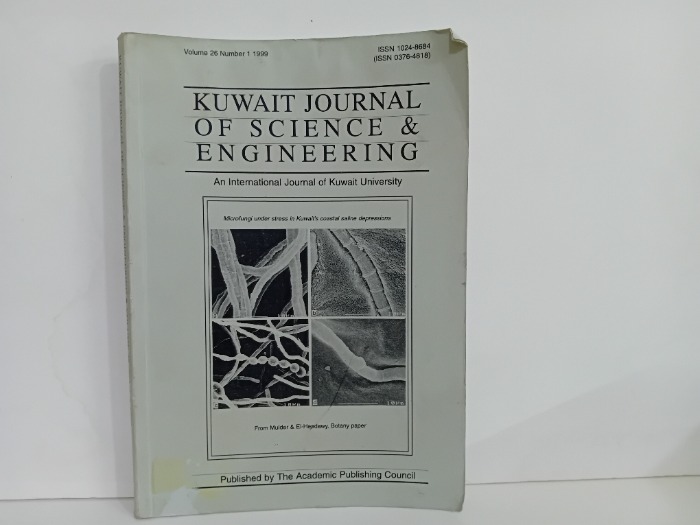 KUWAIT JOURNAL OF SCIENCE AND ENGINEERING